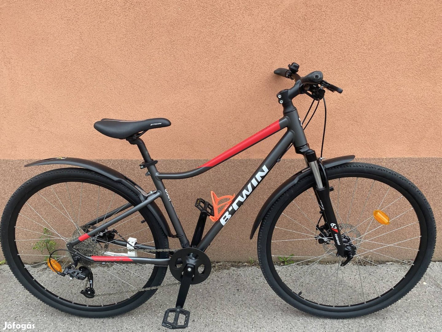 B'twin Riverside 500,Tárcsafékes 28-as,Alu Trekking,gyönyörű!