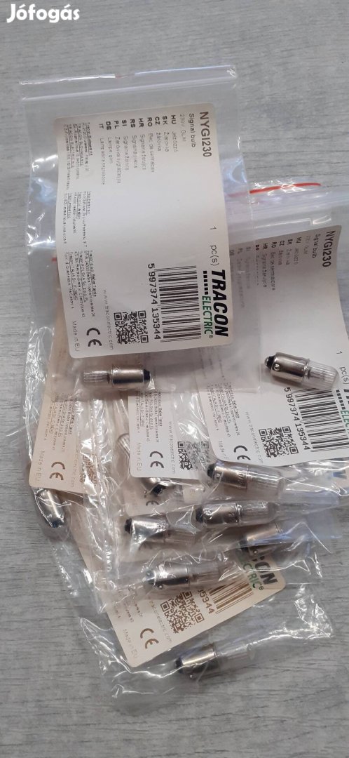 Ba9s 230V jelzőizzó