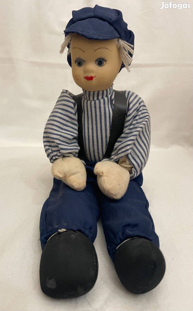 Baba Bumm-Peti porcelán fejű textilbaba játék babázás