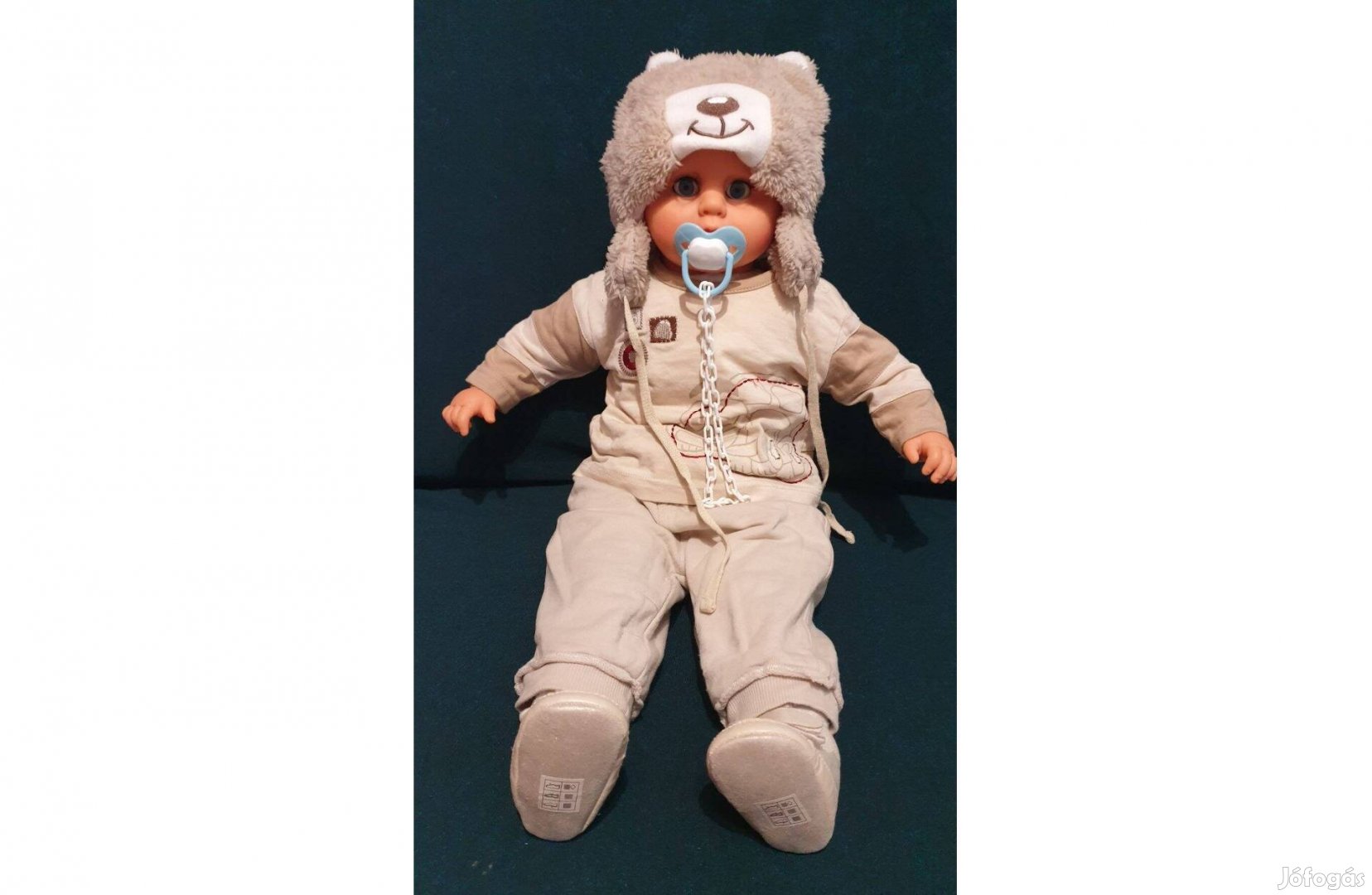 Baba, játékbaba, ölelős baba 62 cm