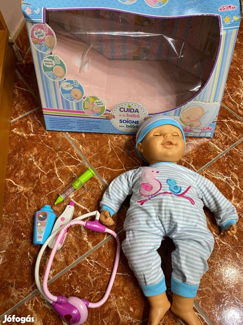 Baba gyerekeknek - nagy méret, interaktív beteg kiegészítőkk
