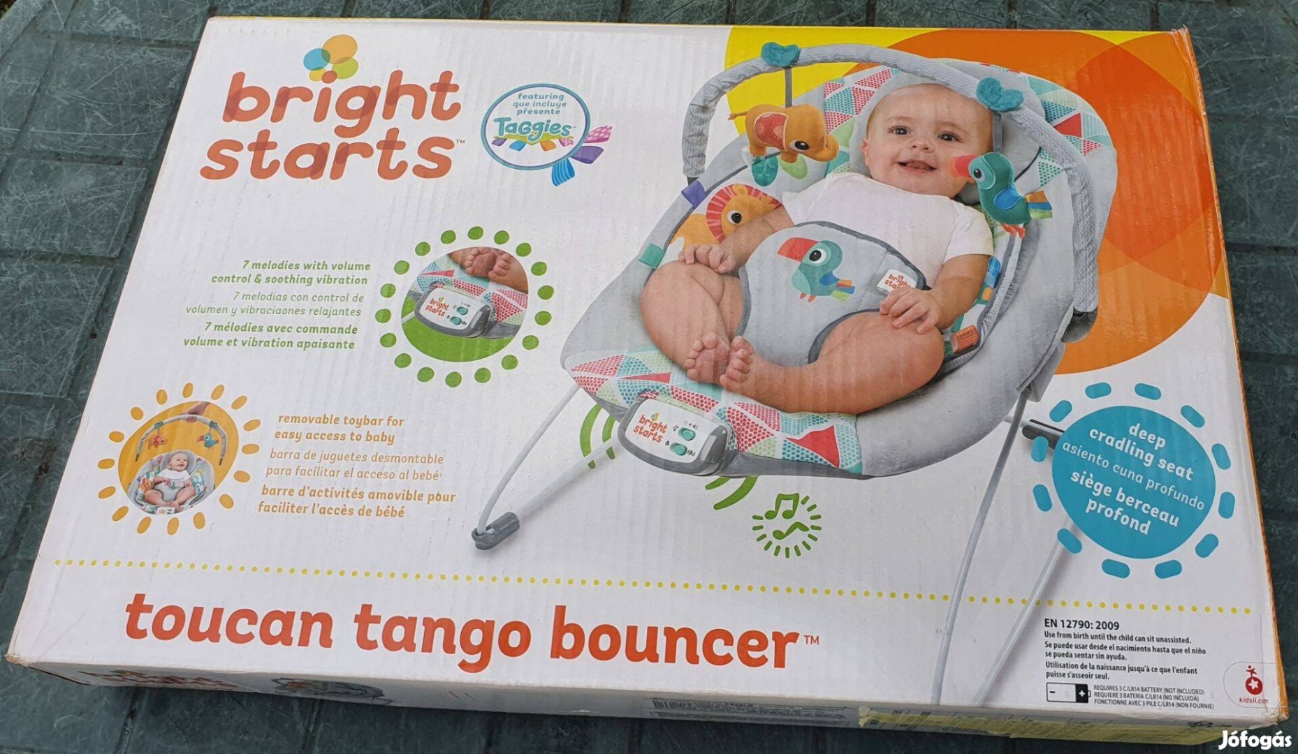 Baba pihenőszék, rezgő (baby bouncer)