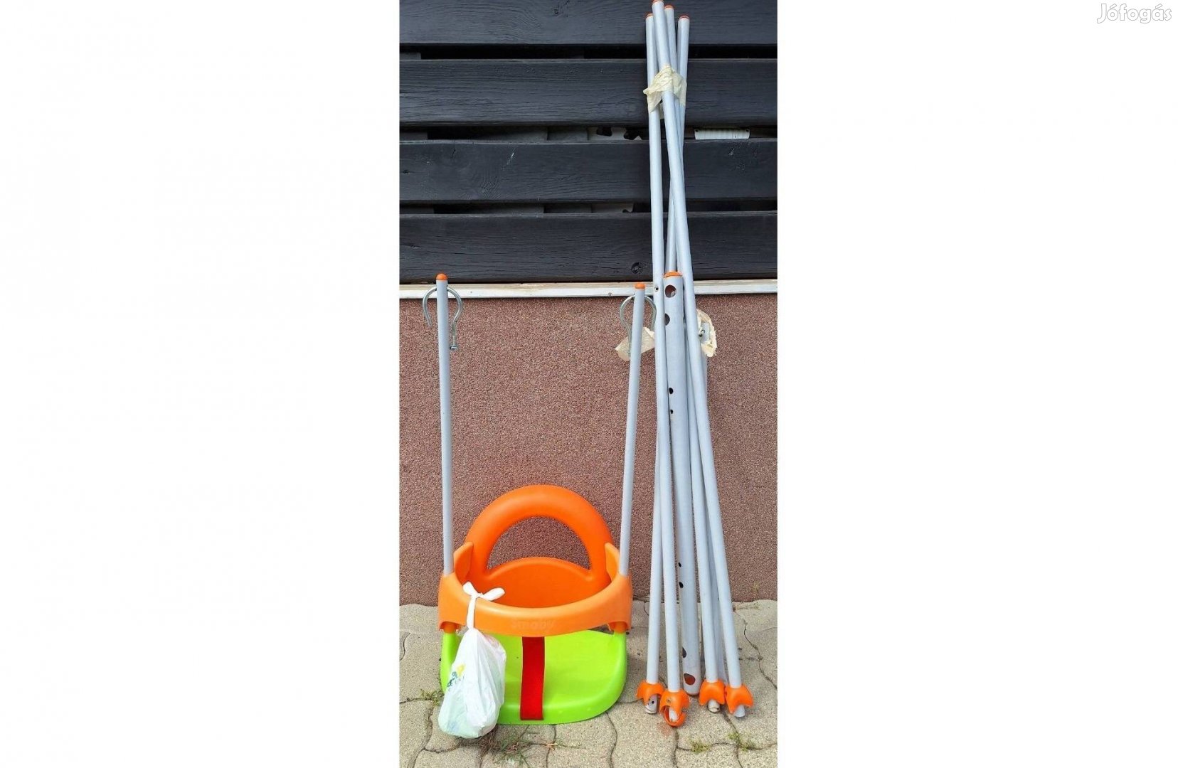 Babahinta Smoby fémszerkezettel 120 cm magas 6 hó-tól