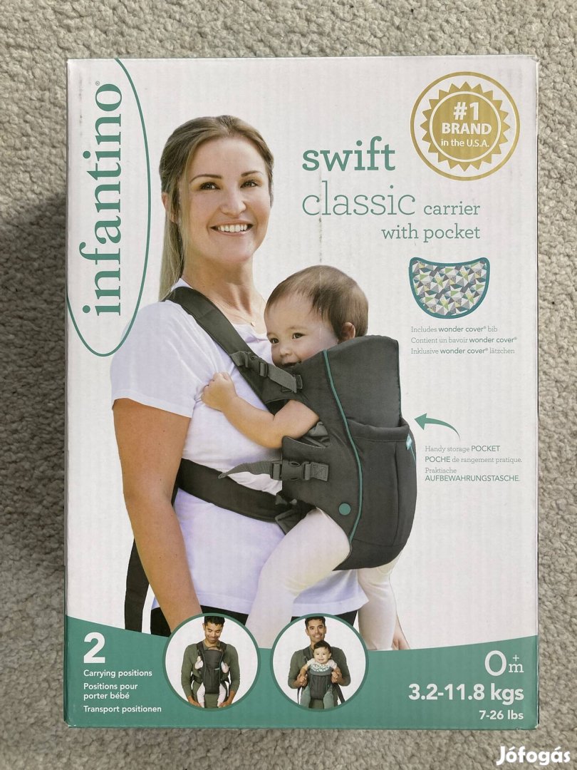 Babahordozó 3,2kg-11,8kg Infantino