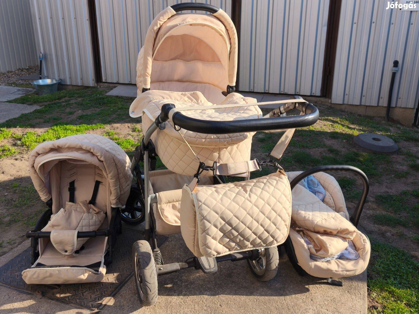 Babakocsi 3 az 1 ben Babylux bézs