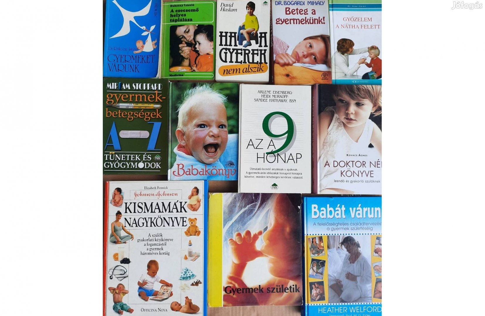 Babakönyv, Gyermekbetegségek, Babát várunk stb eladó