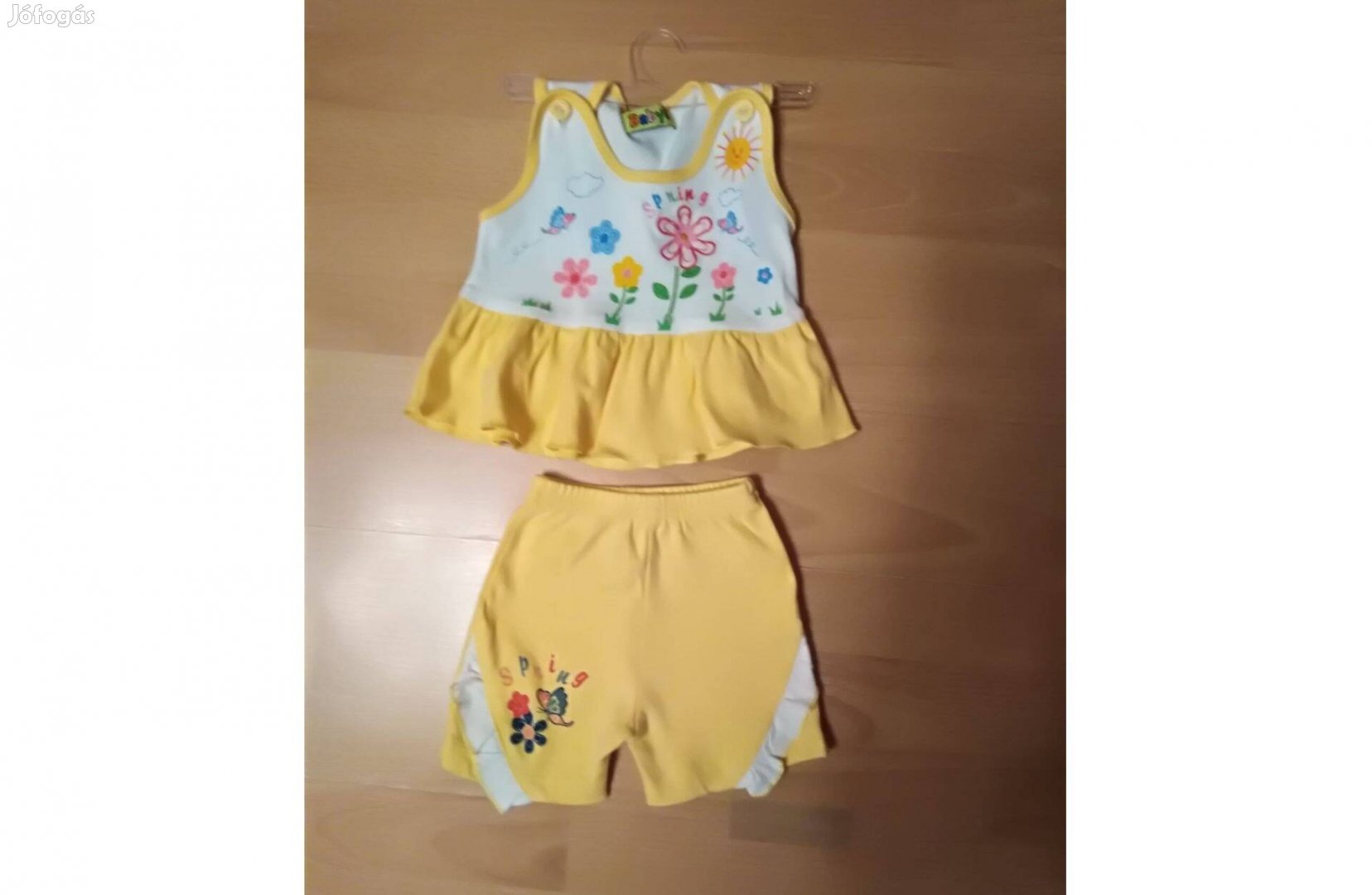 Babaruha szett , ruha és rövid nadrág + ajándék