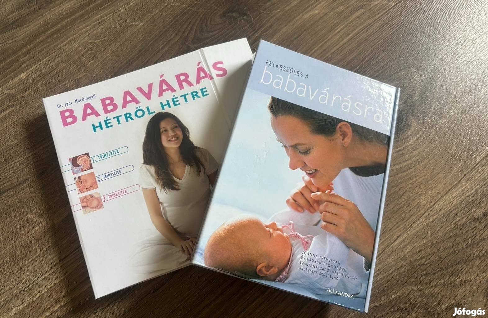 Babavárás hétről hétre és Felkészülés a babavárásra könyvek