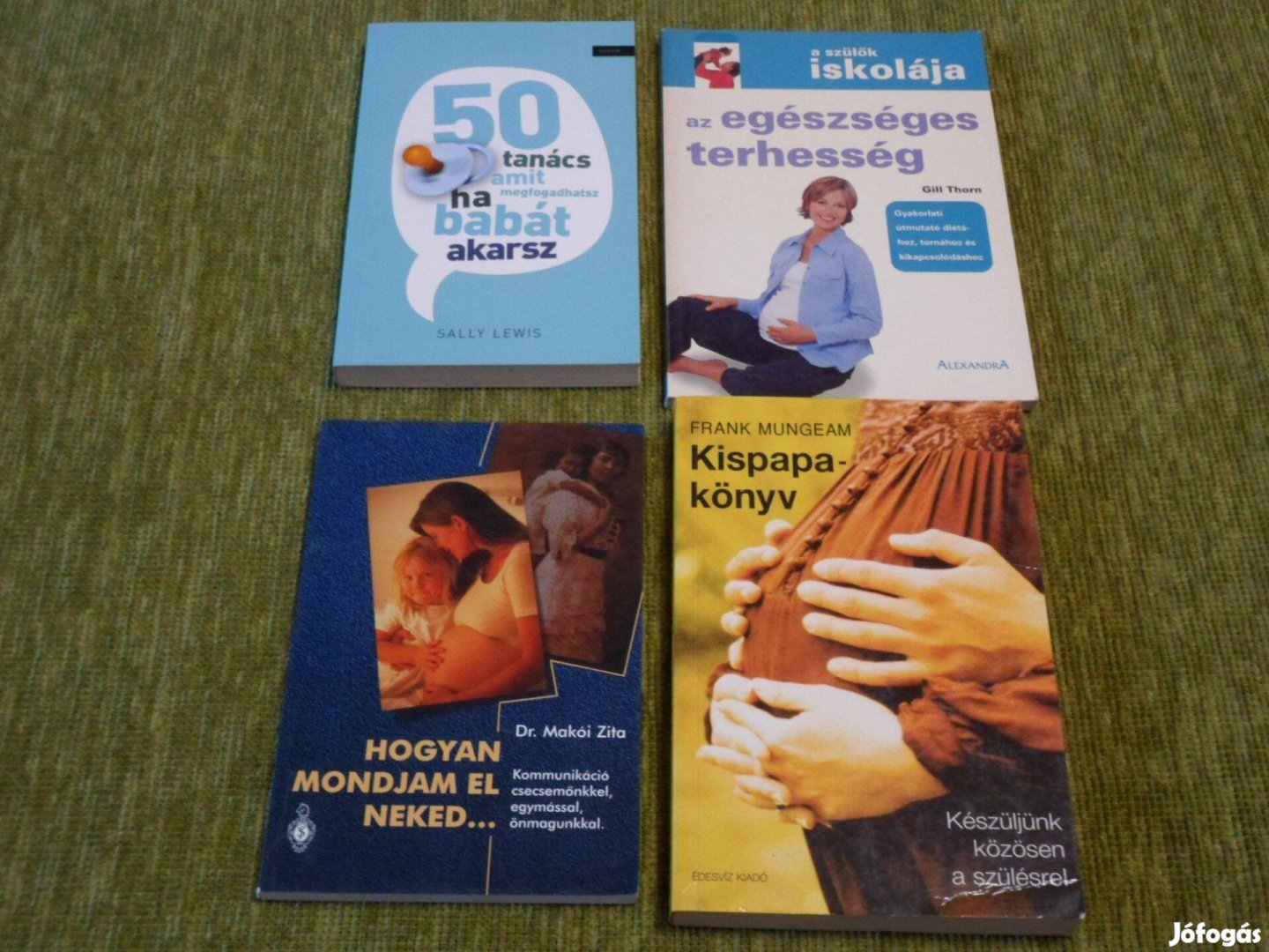 Babaváró könyvcsomag négy könyvből összeállítva: