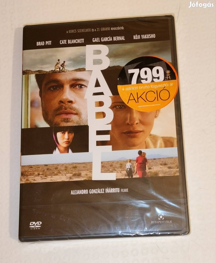 Babel dvd Brad Pitt egy lemez bontatlan 