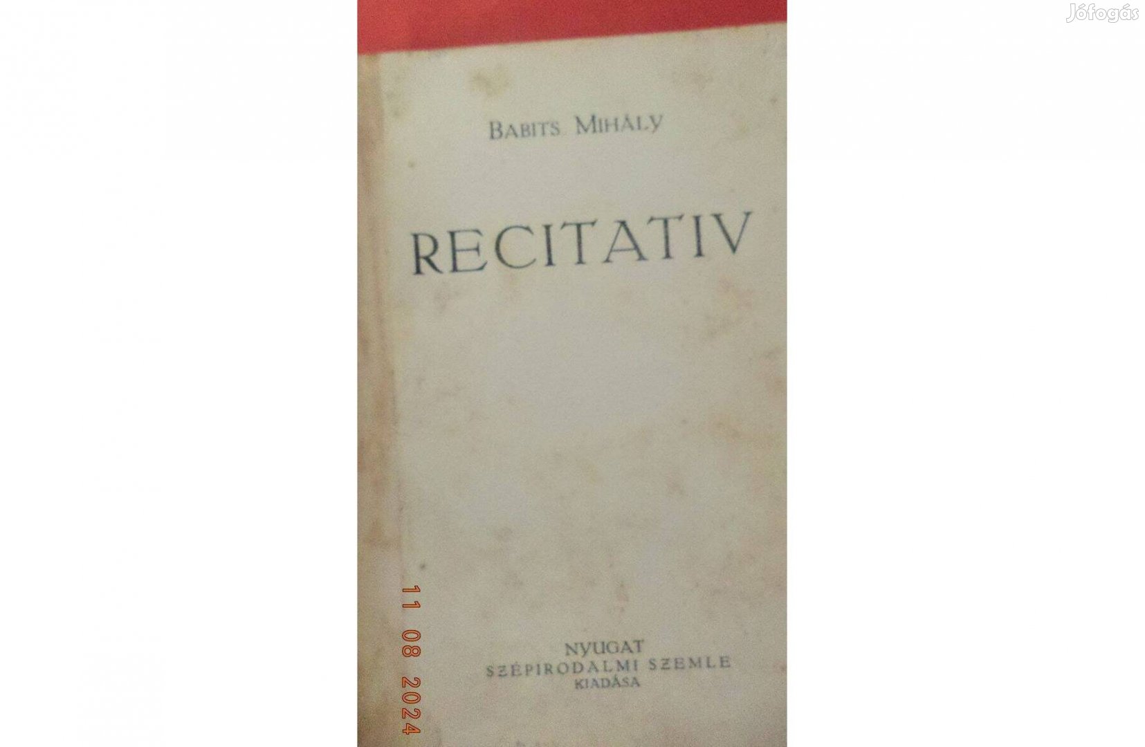 Babits Mihály: Recitativ