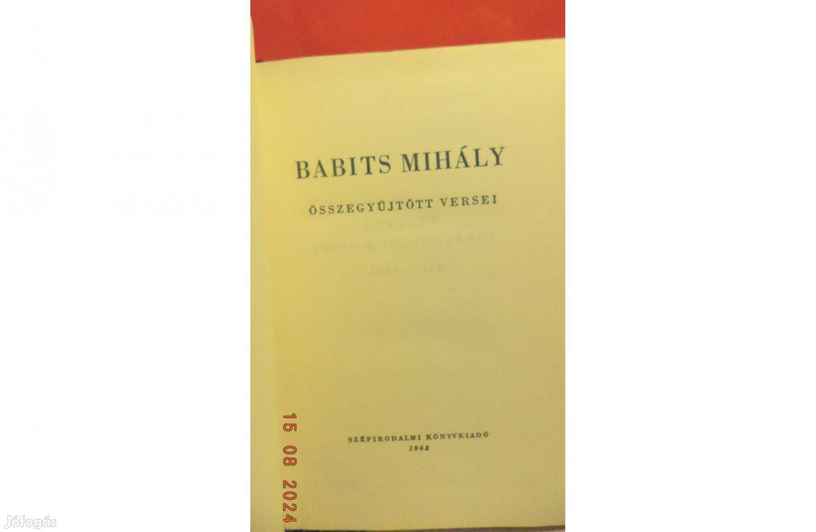 Babits Mihály összegyűjtött versei