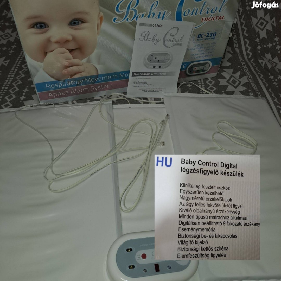 Baby Control 3 lapos légzésfigyelő - Szfvár