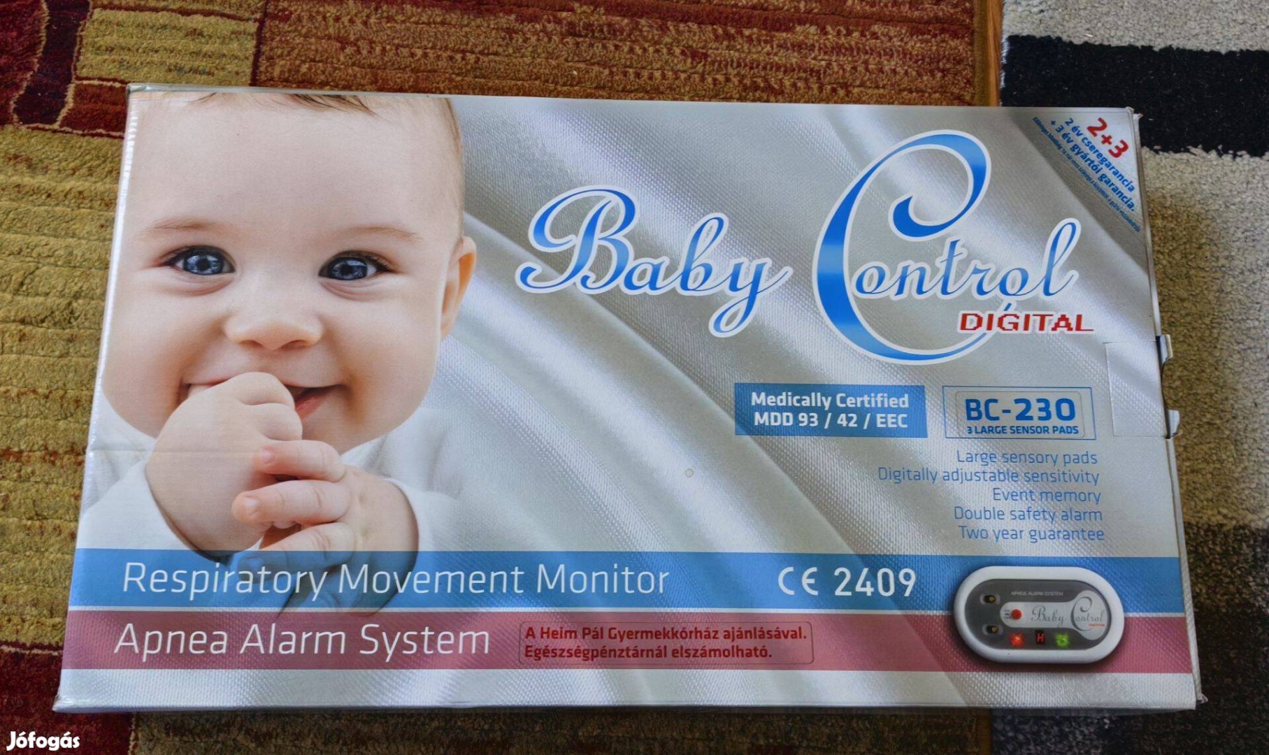 Baby Control BC-230 légzésfigyelő 3 lapos