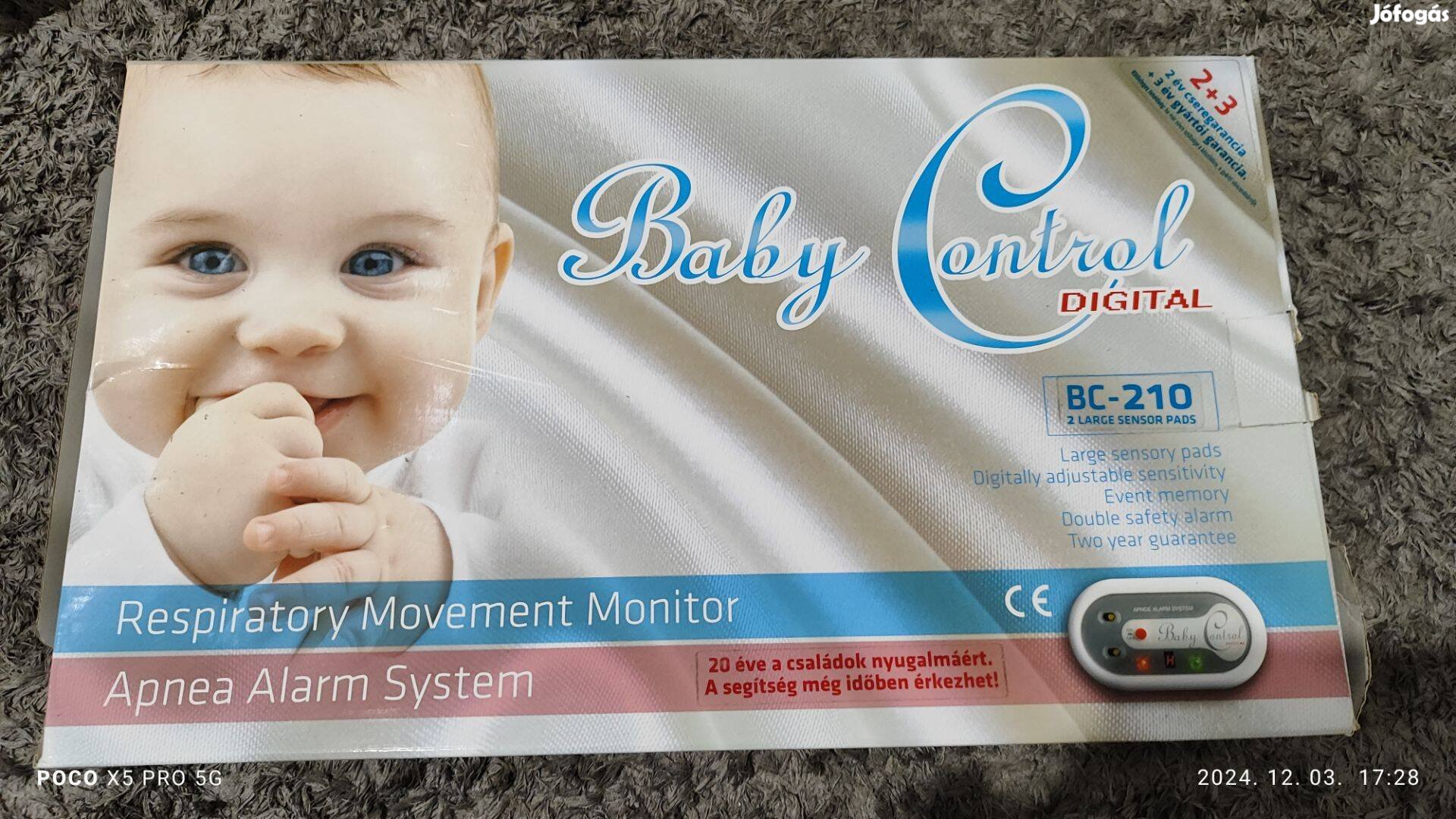 Baby Control Légzésfigyelő