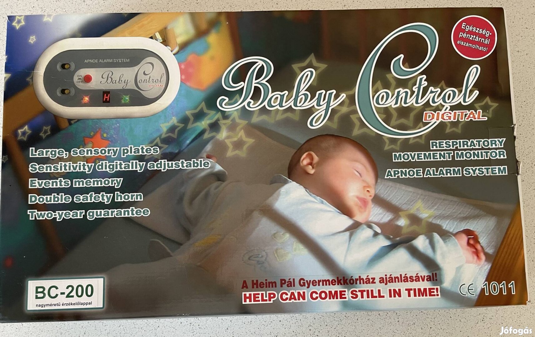 Baby Control babaőr, baby légzésfigyelő