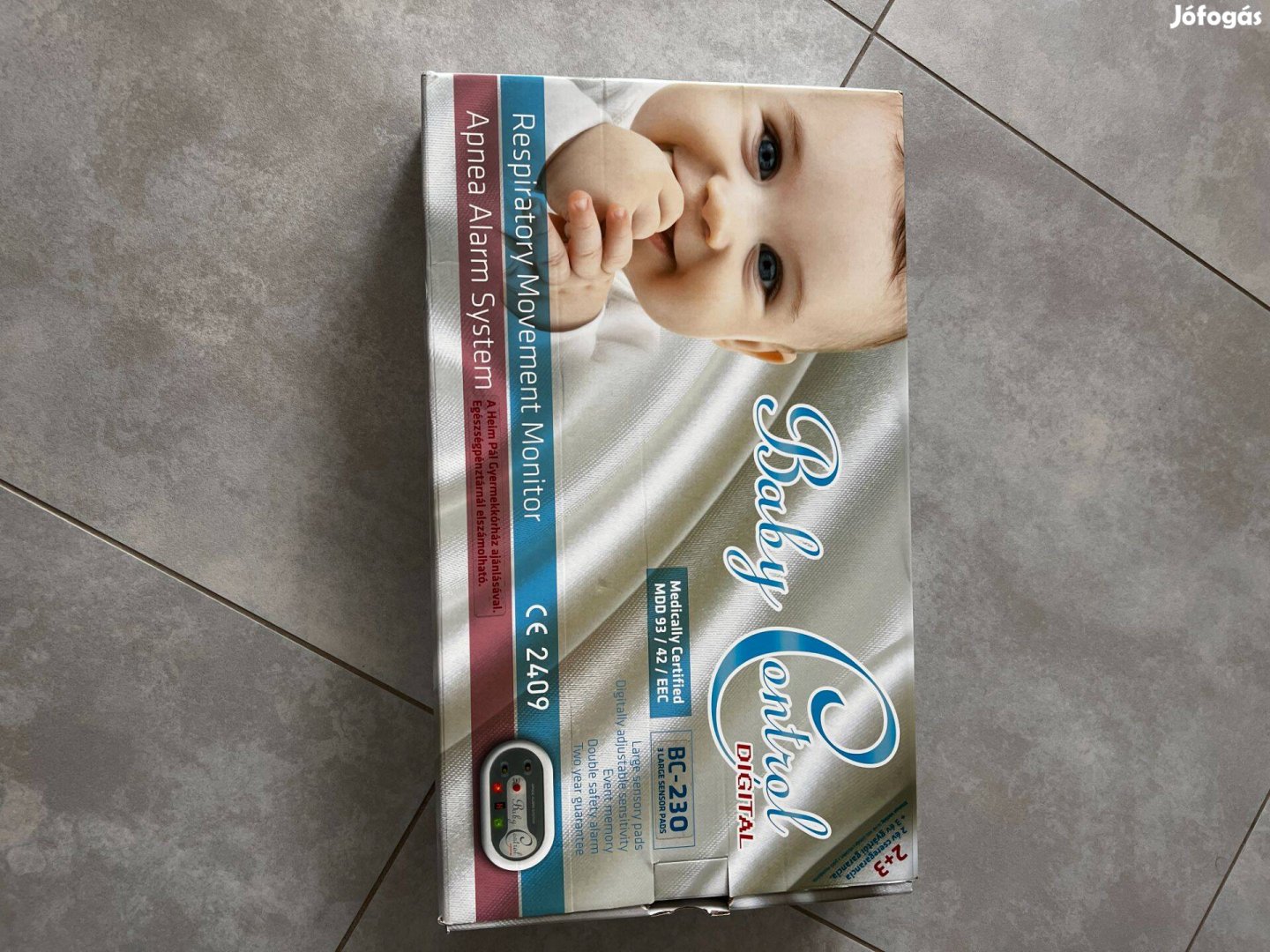 Baby Control légzésfigyelő 3 db érzékelőlapos