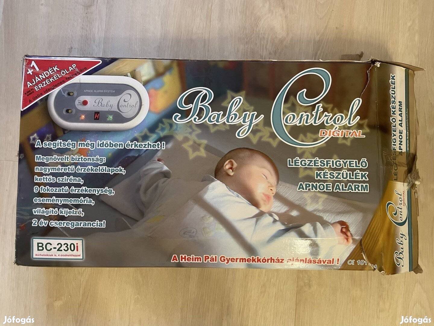 Baby Control légzésfigyelő baba monitor hibátlan