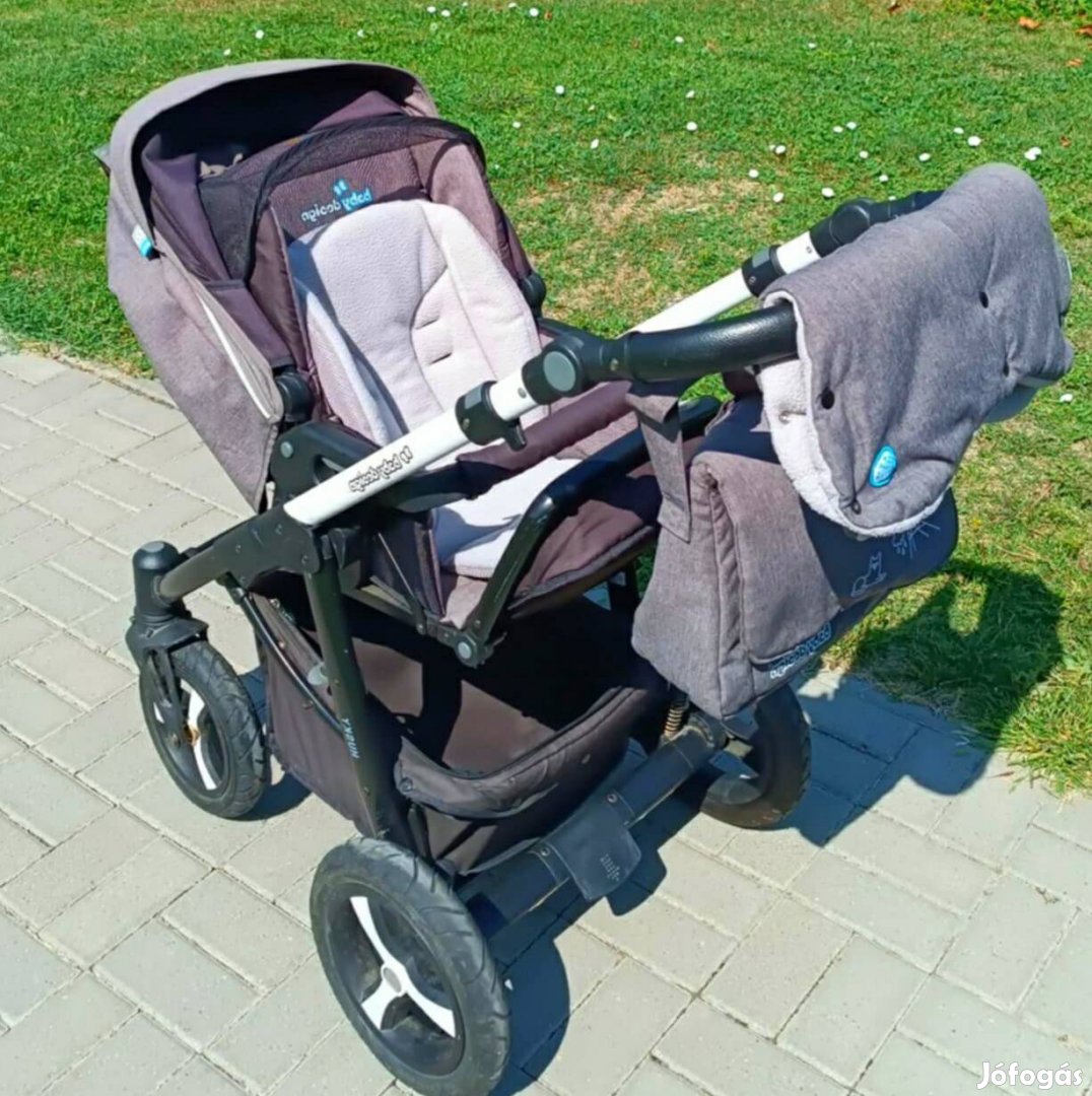 Baby Design Husky XL masszív  túrababakocsi -  téli csomaggal eladó!