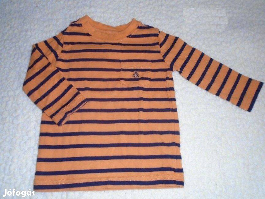 Baby Gap csíkos hosszú ujjú felső 12-18 hó méret 86