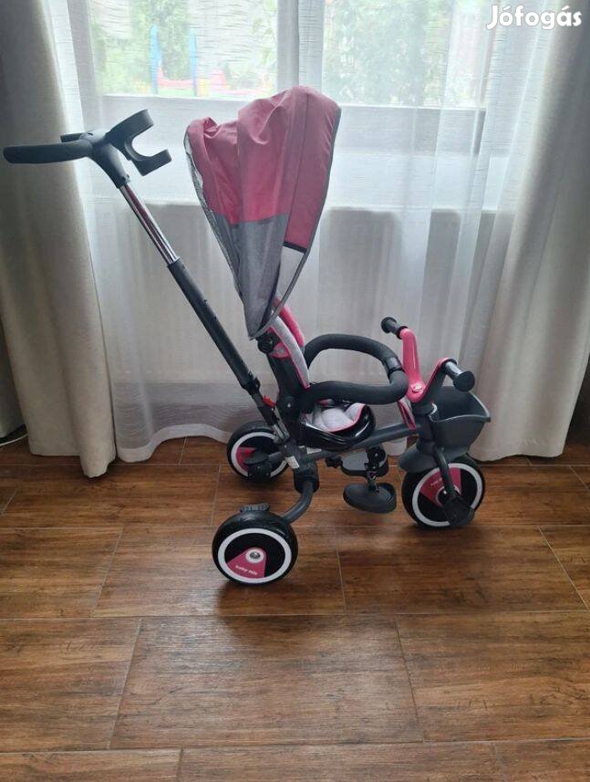 Baby Mix tricikli 5az1-ben Relax 360 rózsaszín