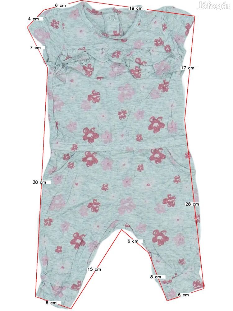 Baby Új (címkés) Lány Playsuit / Jumpsuit (Méret: 62)