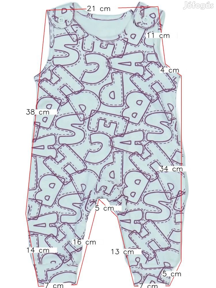 Baby Új (címkés) Uniszex (gyerek) Rövid ujjú / ujjatlan rugdalozó (Mér