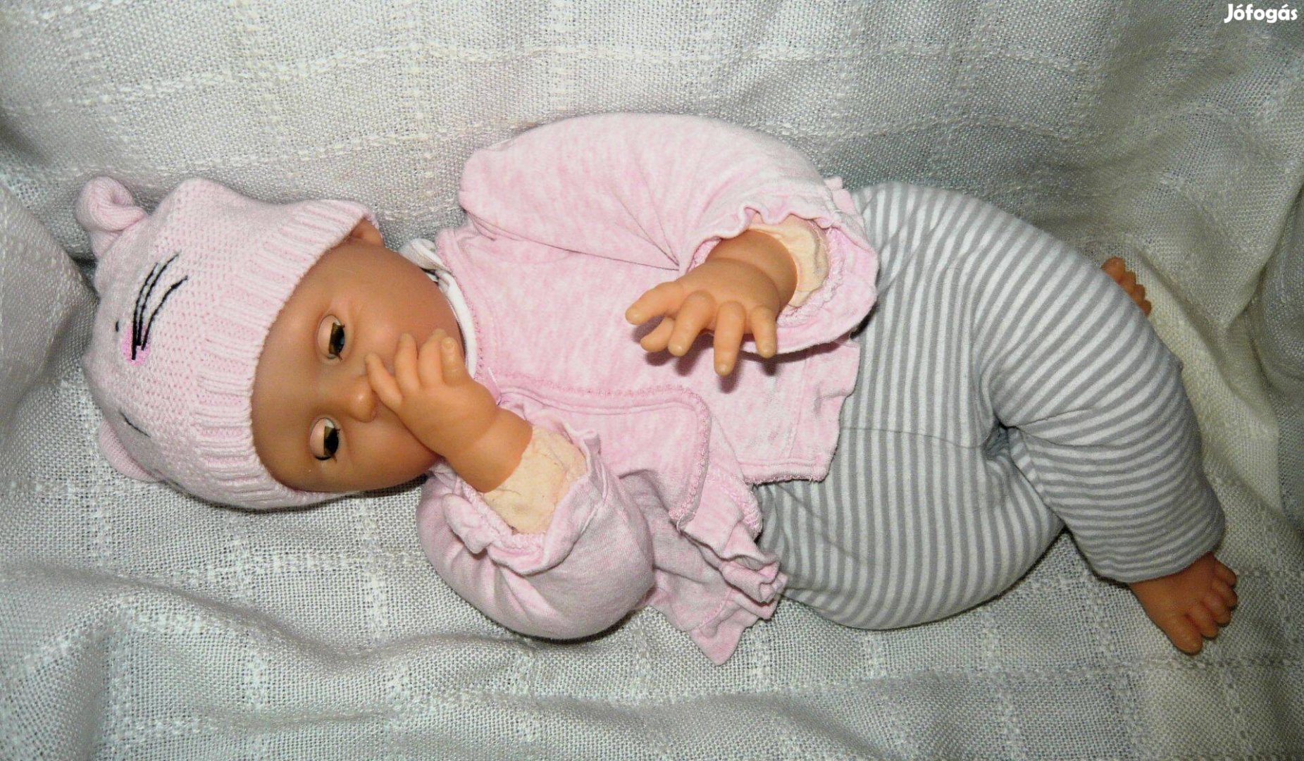 Baby born baba sok-sok ruhával - alvós, nevetős - 50 cm