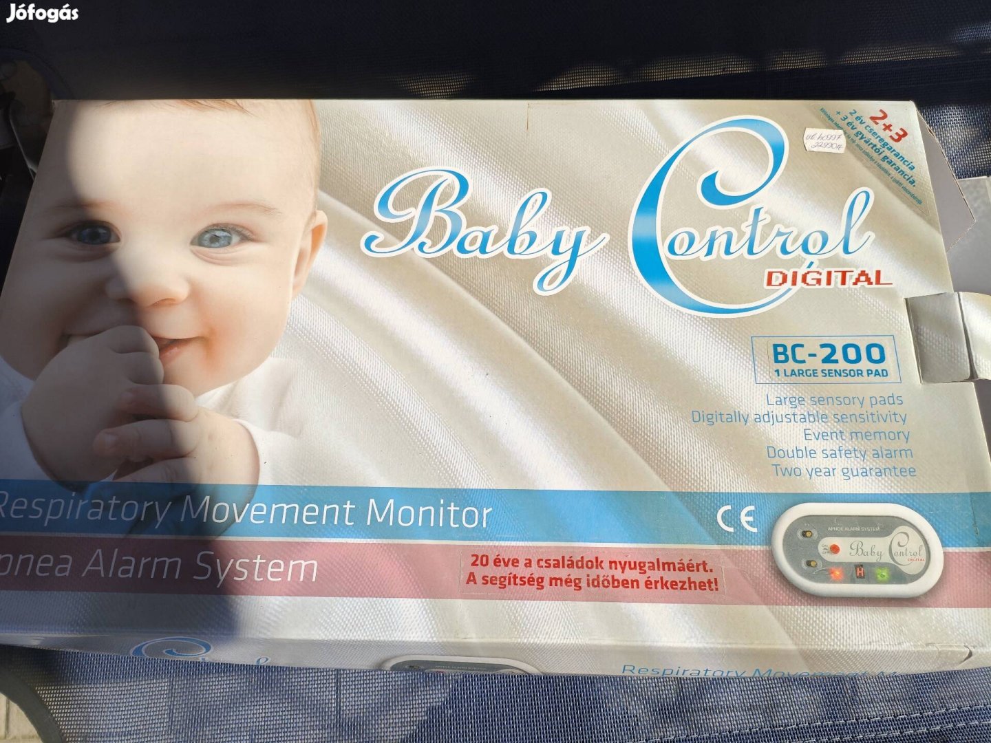 Baby control légzésfigyelő újszerű