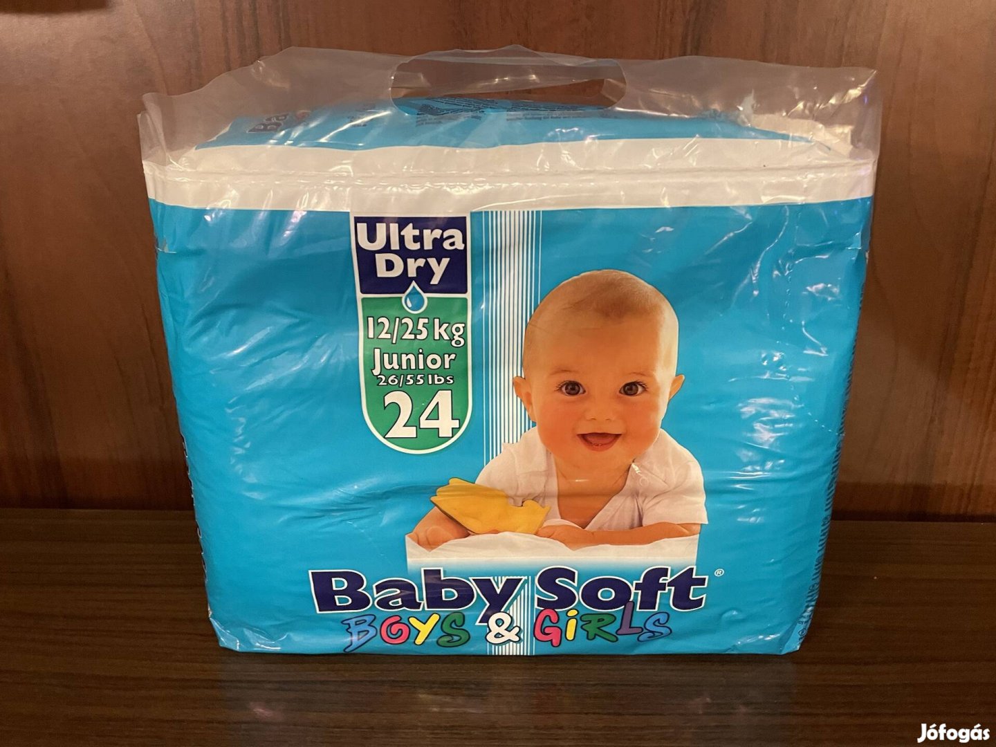 Baby soft, ultra dry junior pelenka 12-25 kg