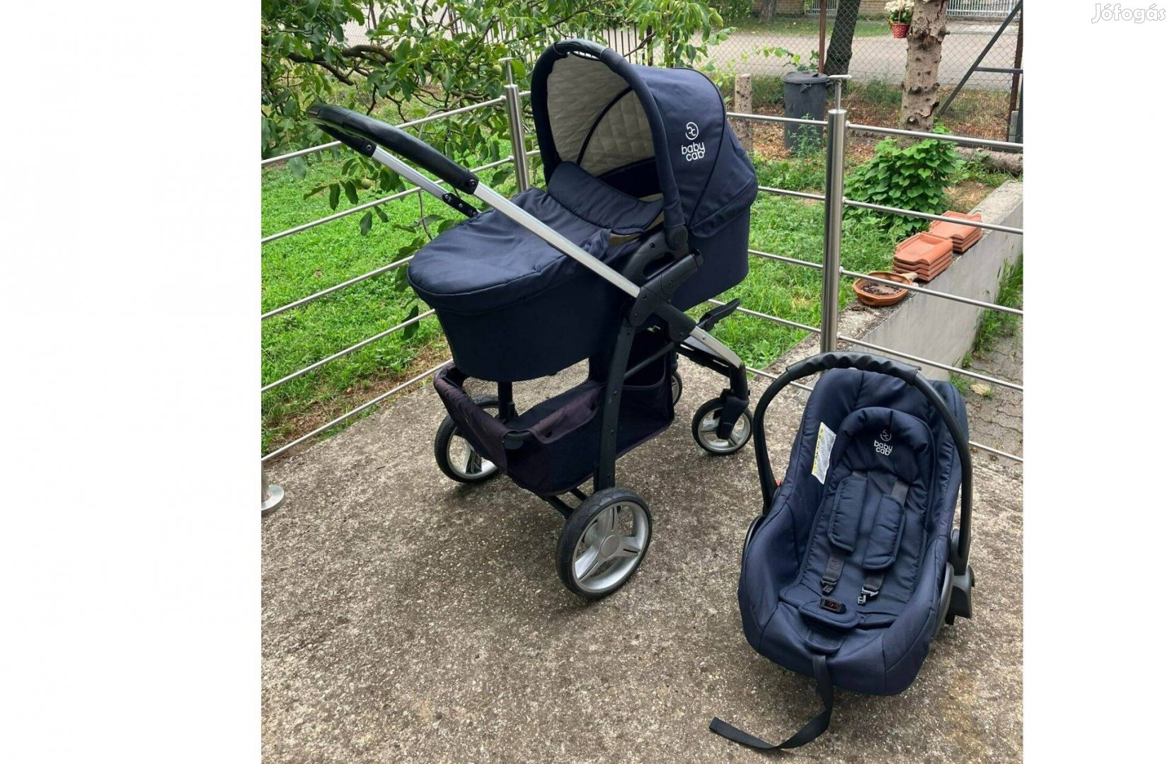 Babycab Noah 3in1 babakocsi (mózeskosár, sport, autós ülés)