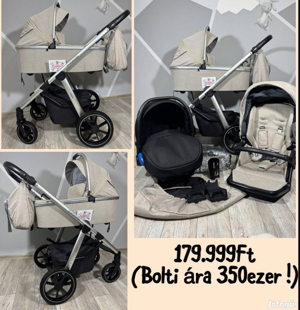 Babydesign Bueno 3:1 unisex bézs babakocsi 