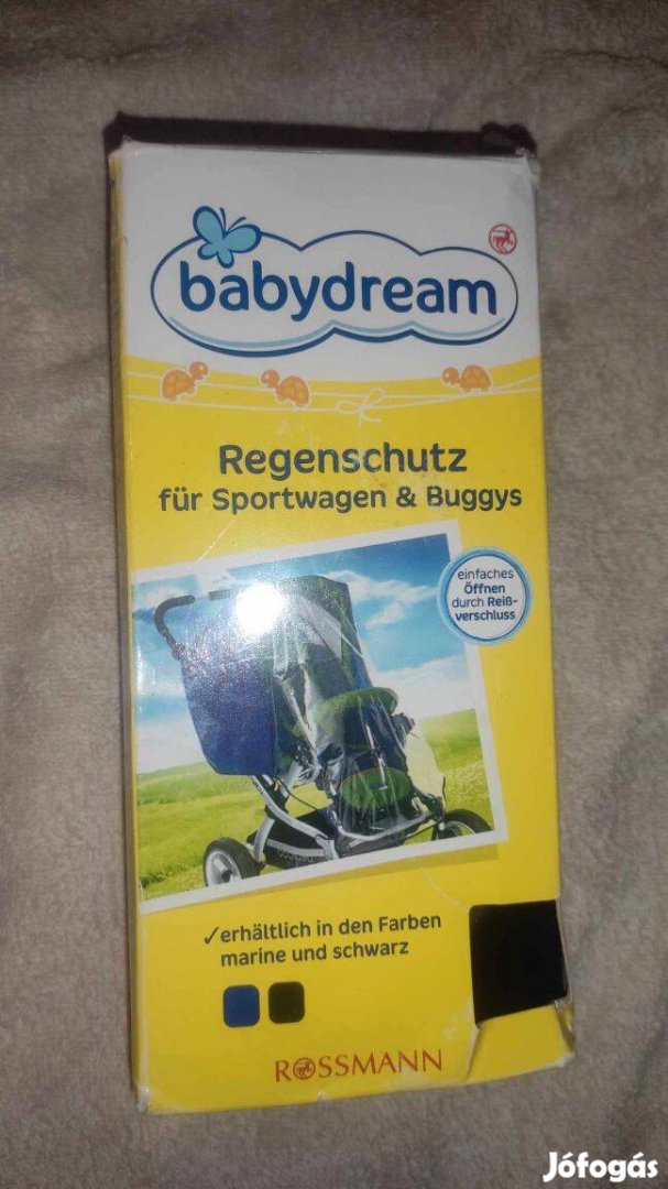 Babydream Esővédő sport- és Buggy-babakocsihoz 1000 ft új