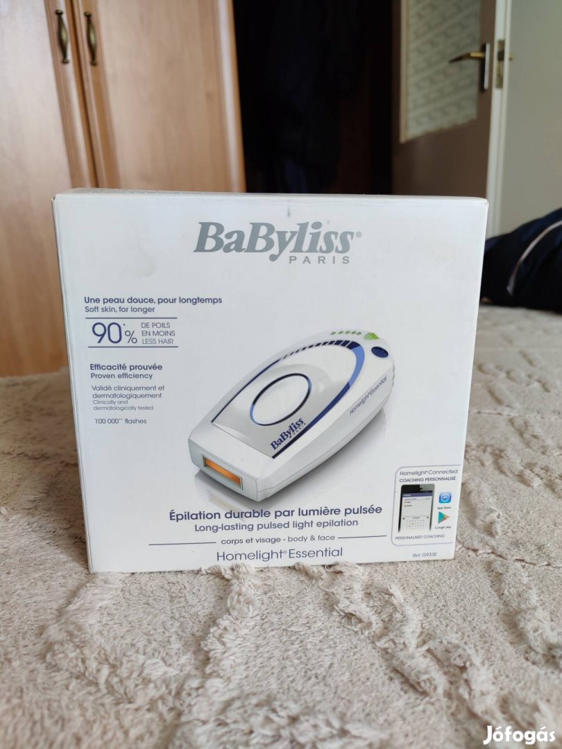 Babyliss Homelight  villanófényes , tartós  szőrtelenítő 