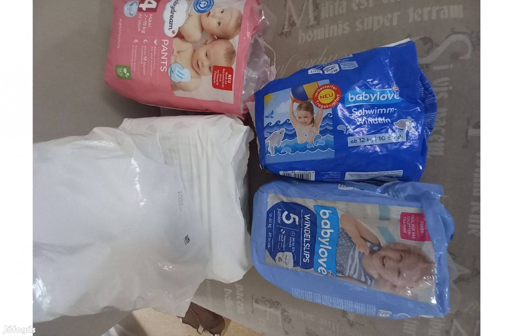 Babylove,Pampers Windelslip,nadrágpelenka,úszópelenka