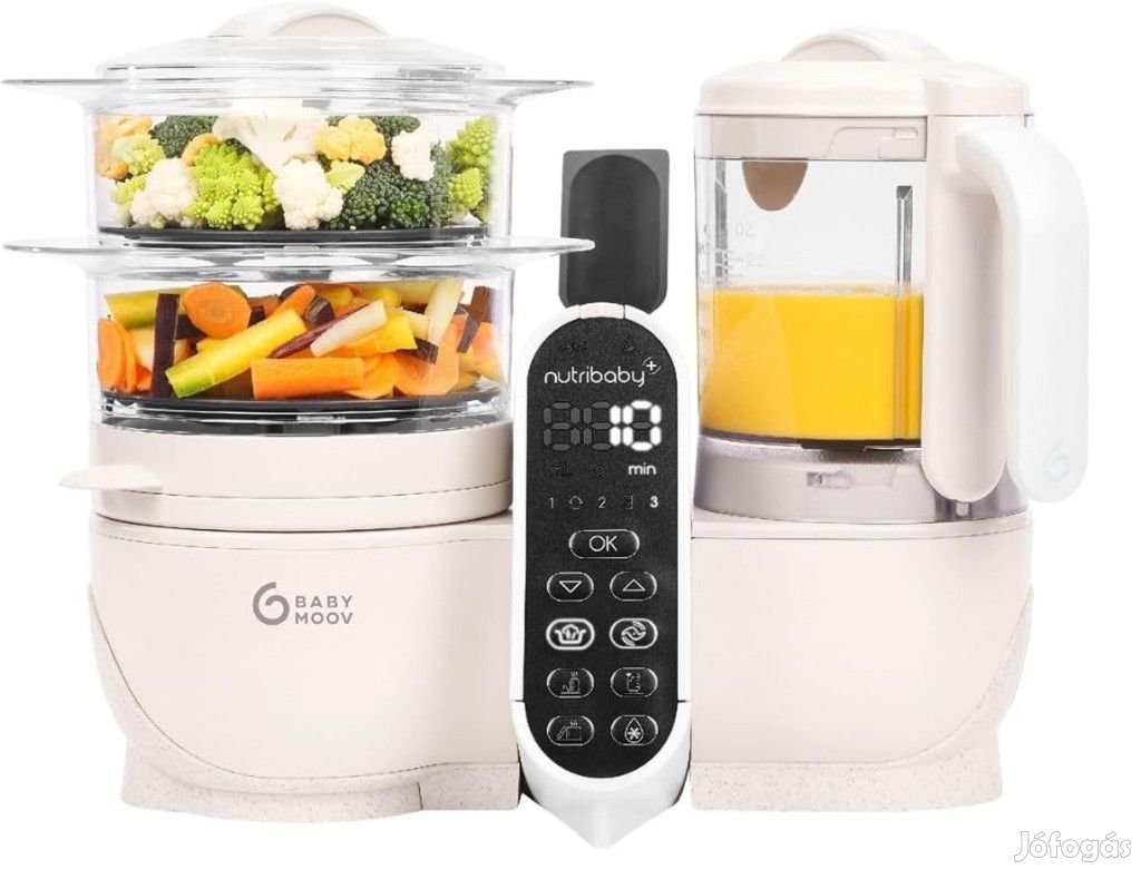 Babymoov Nutribaby Plus turmix és páróló bébiétel-készítő -