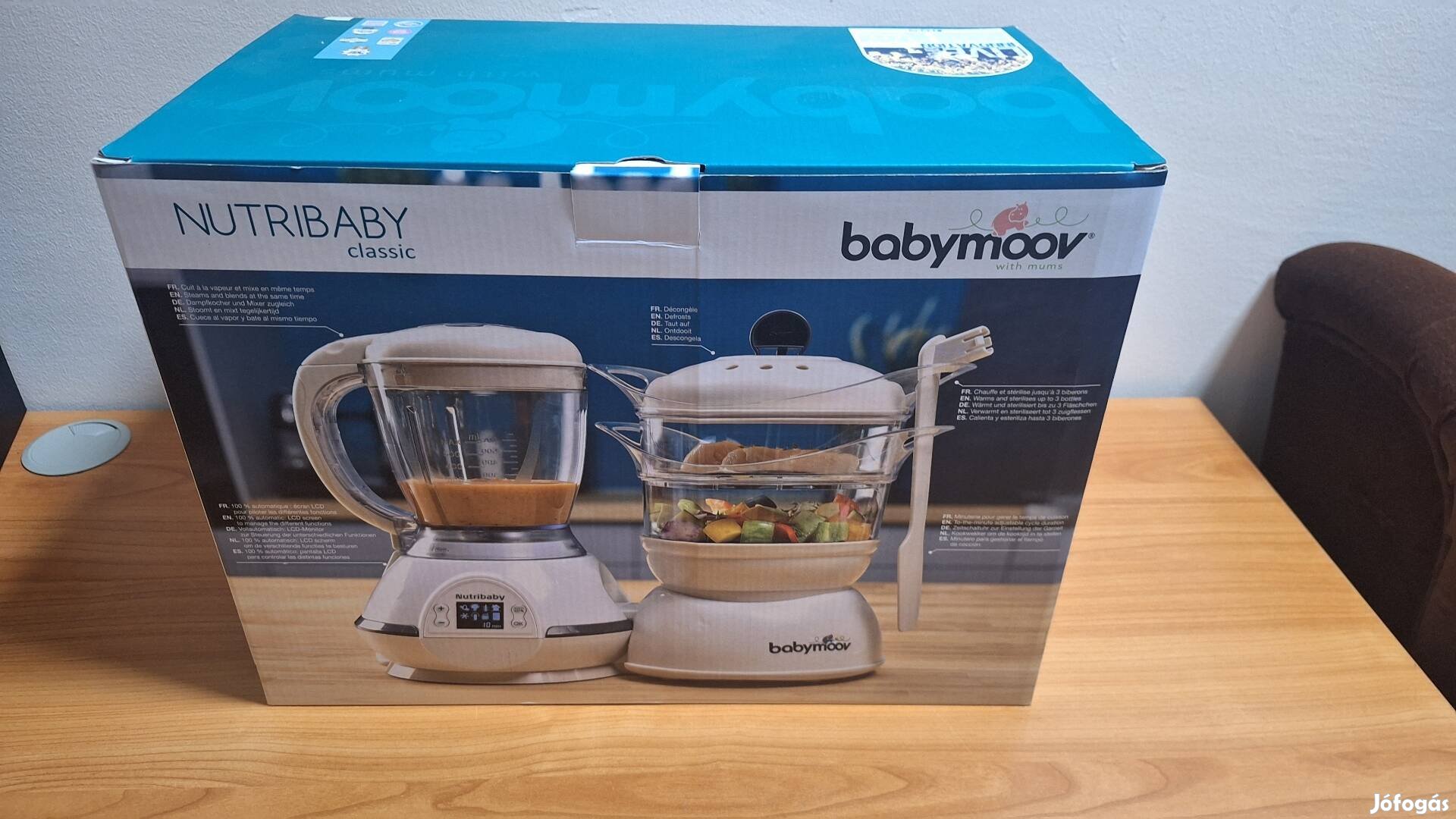 Babymoov nutribaby classic pároló turmix