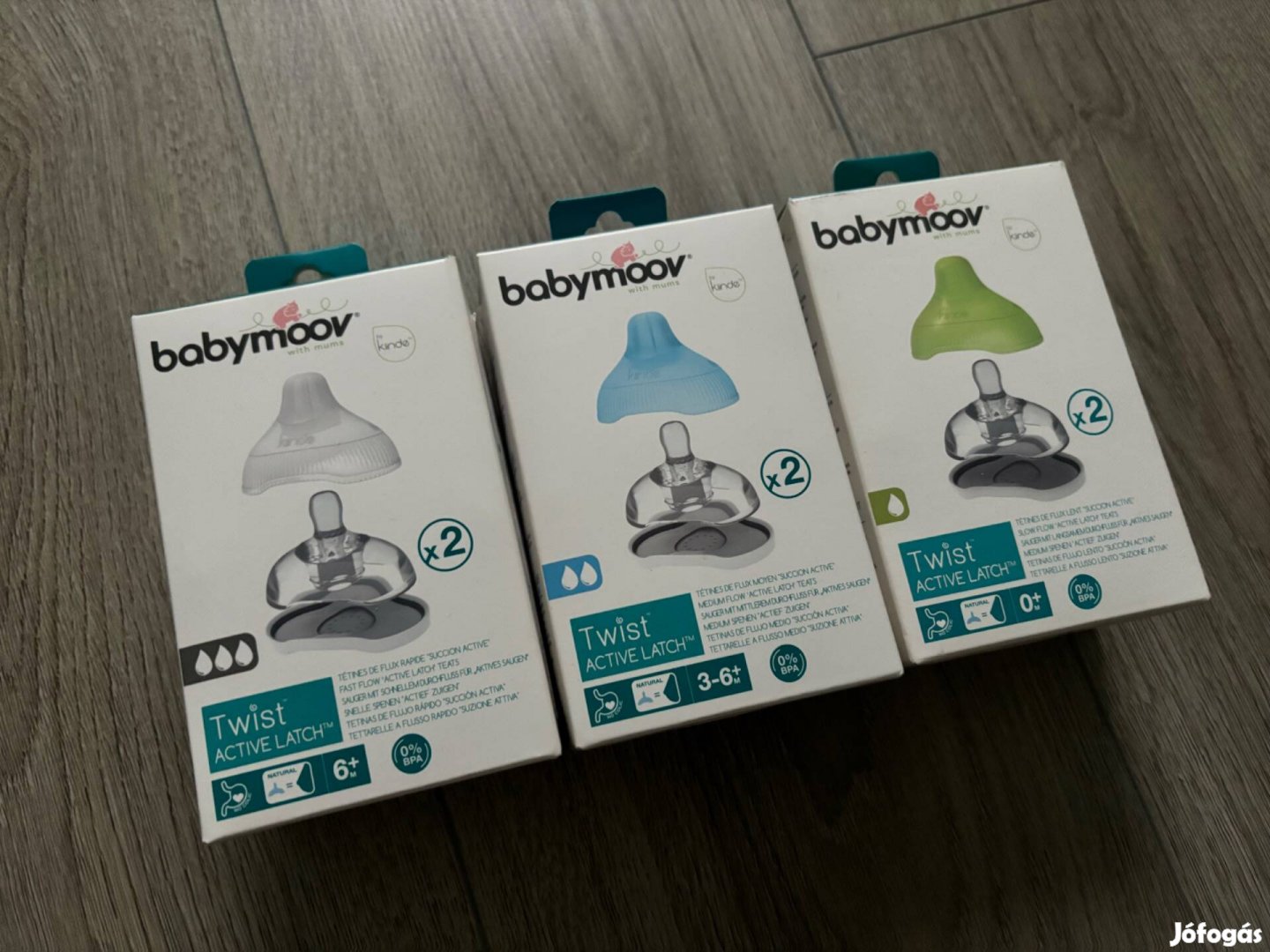 Babymoov twist active latch etetőcumi 6 db