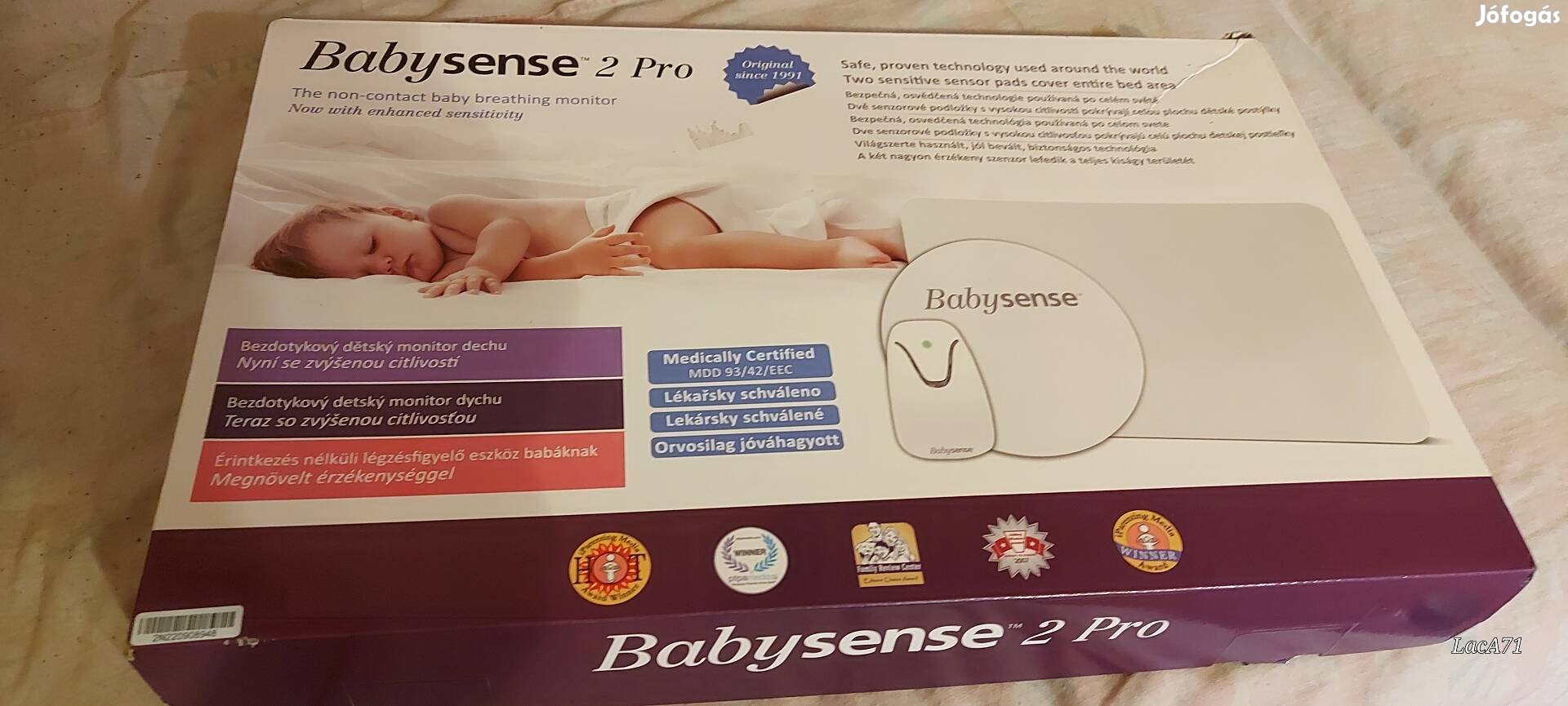 Babysense 2 Pro Légzésfigyelő baba őr.