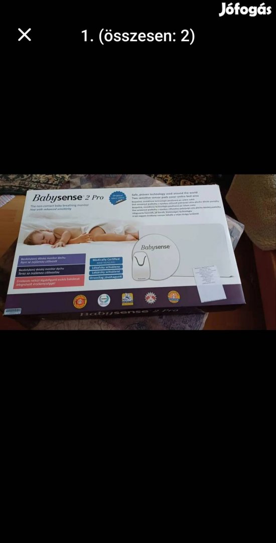 Babysense 2 pro légzésfigyelő 