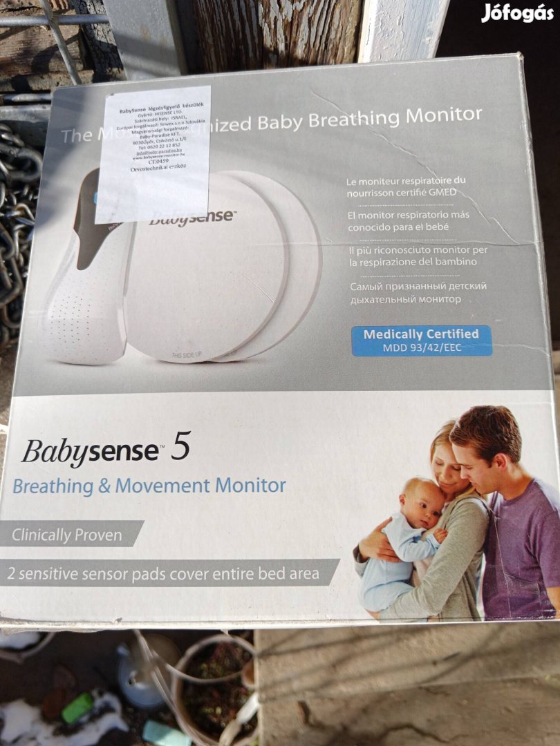 Babysense 5 légzésfigyelő eladó