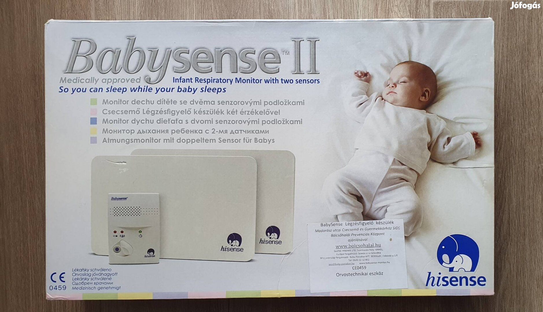 Babysense II légzésfigyelő
