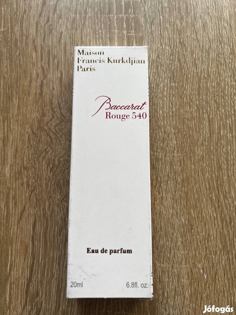 Baccarat Rouge 540 Maison Francis Kurkdjian 20ml női parfüm illatmint