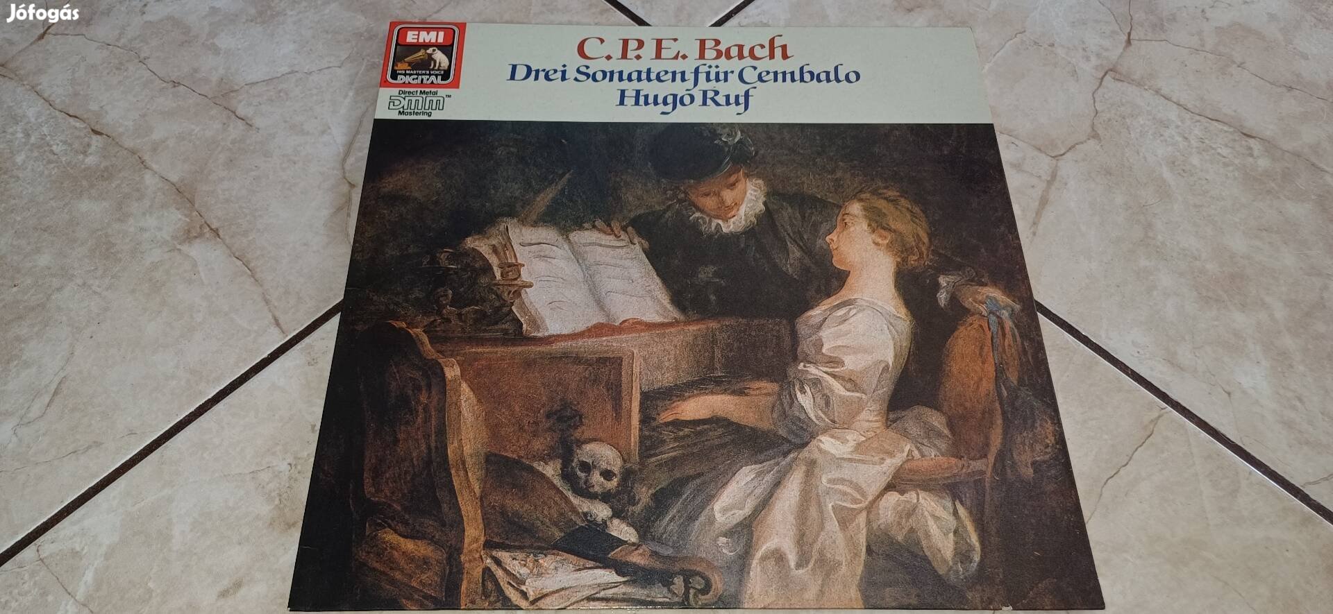 Bach Sonaten für Cembalo bakelit lemez