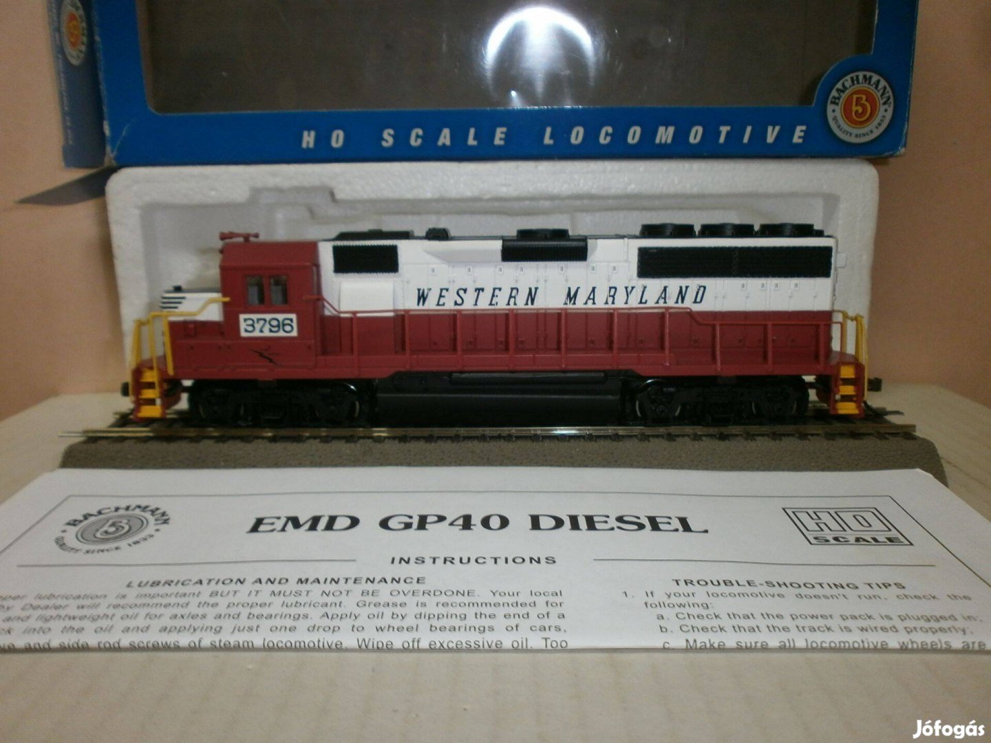 Bachmann 63537 -EMD GP 40 - Usa dizel mozdony - H0