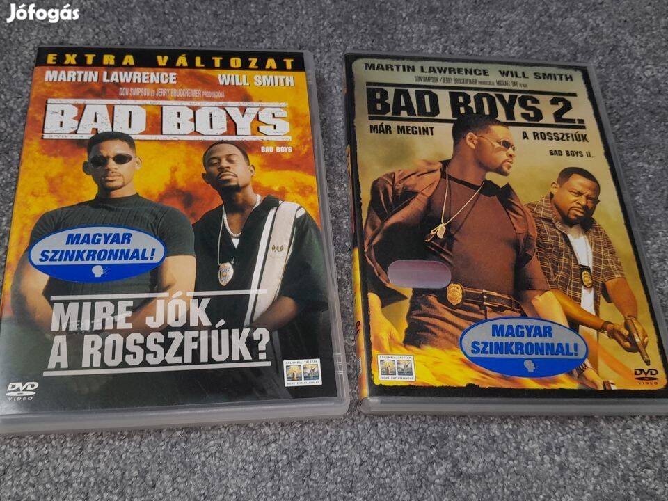 Bad Boys 1-2 DVD (1995 / 2003) Szinkronizált (Will Smith, Martin Lawre