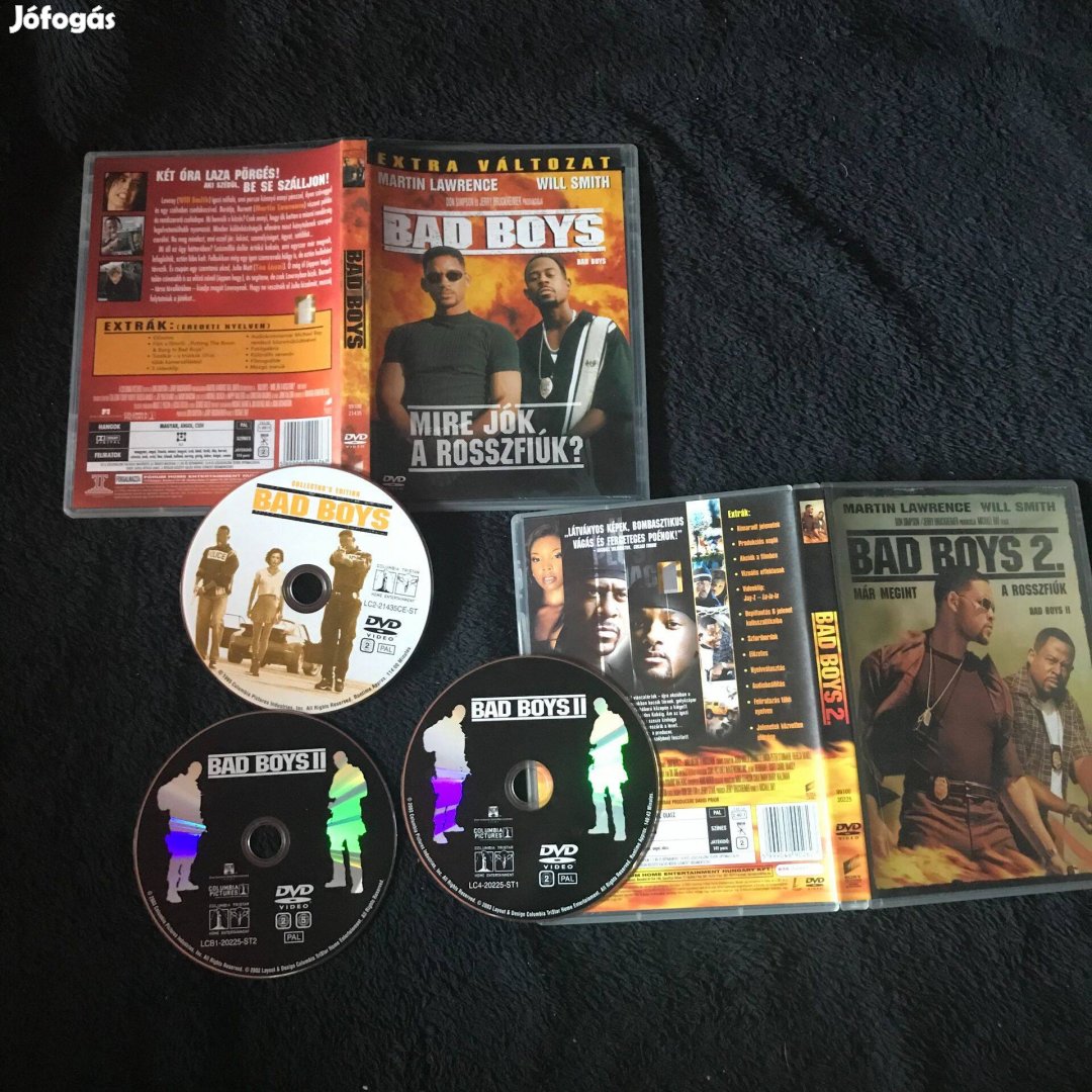 Bad Boys és Bad Boys 2 DVD