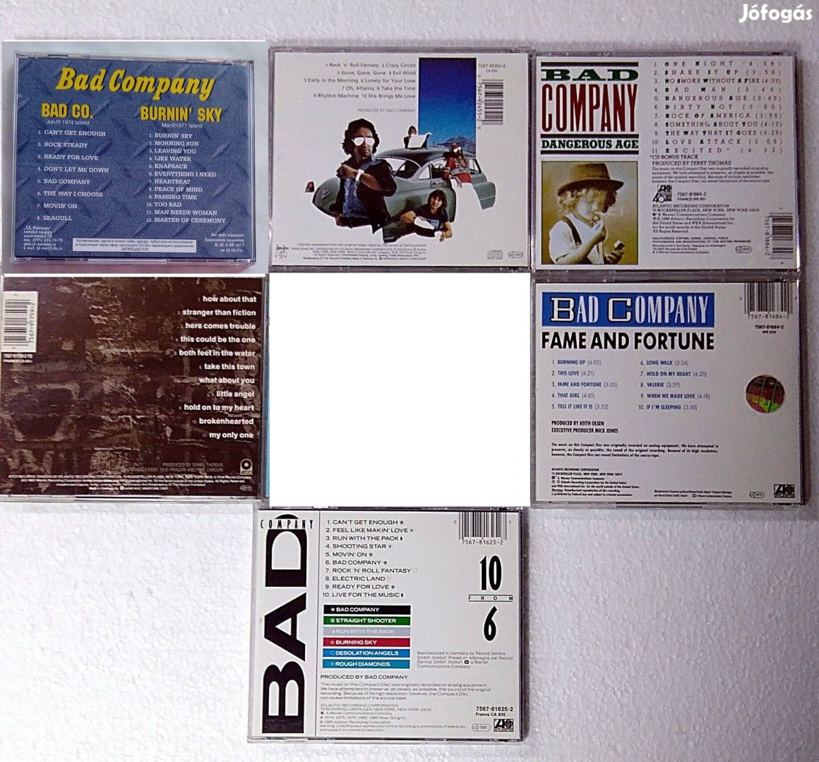 Bad Company CD lemez gyűjtemény