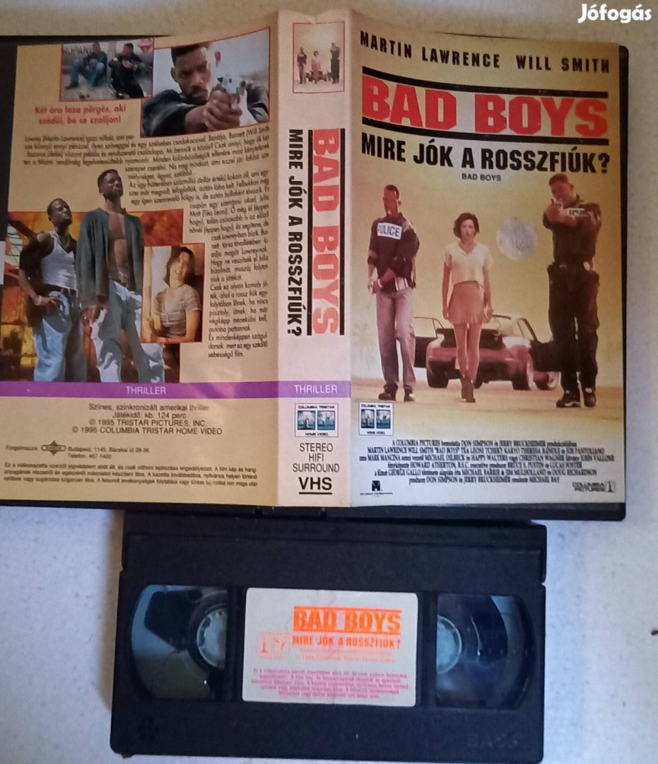 Bad boys - akció vhs - nagytok
