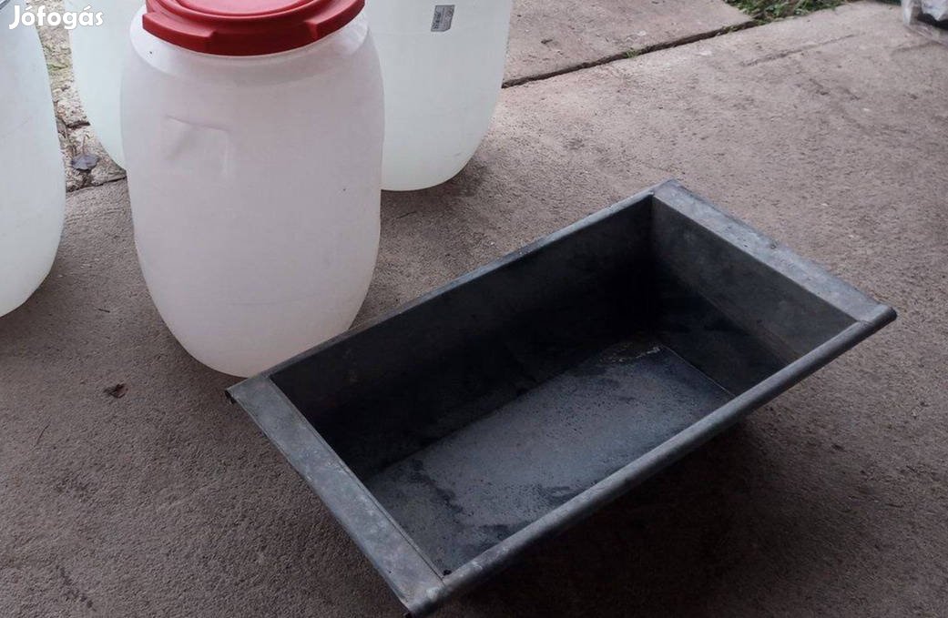 Bádog teknő eladó